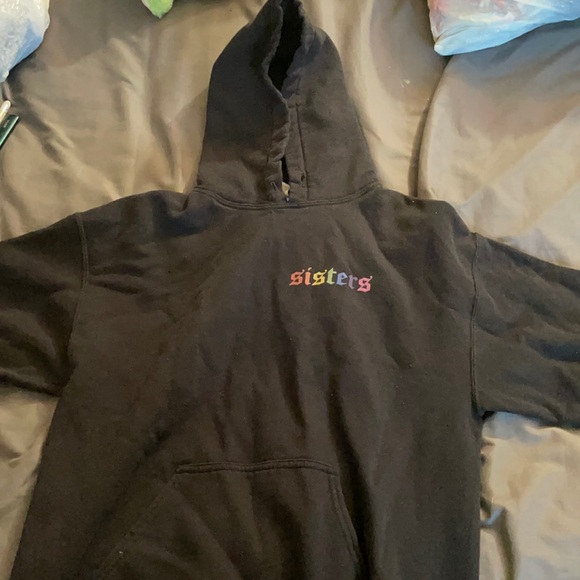James Charles “Sisters” hoodie, with rainbow print - Picture 1 of 2